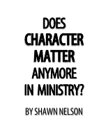 Does Character Matter Anymore In Ministry.pdf
